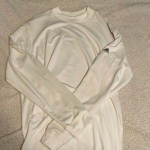 White adidas climalite shirt